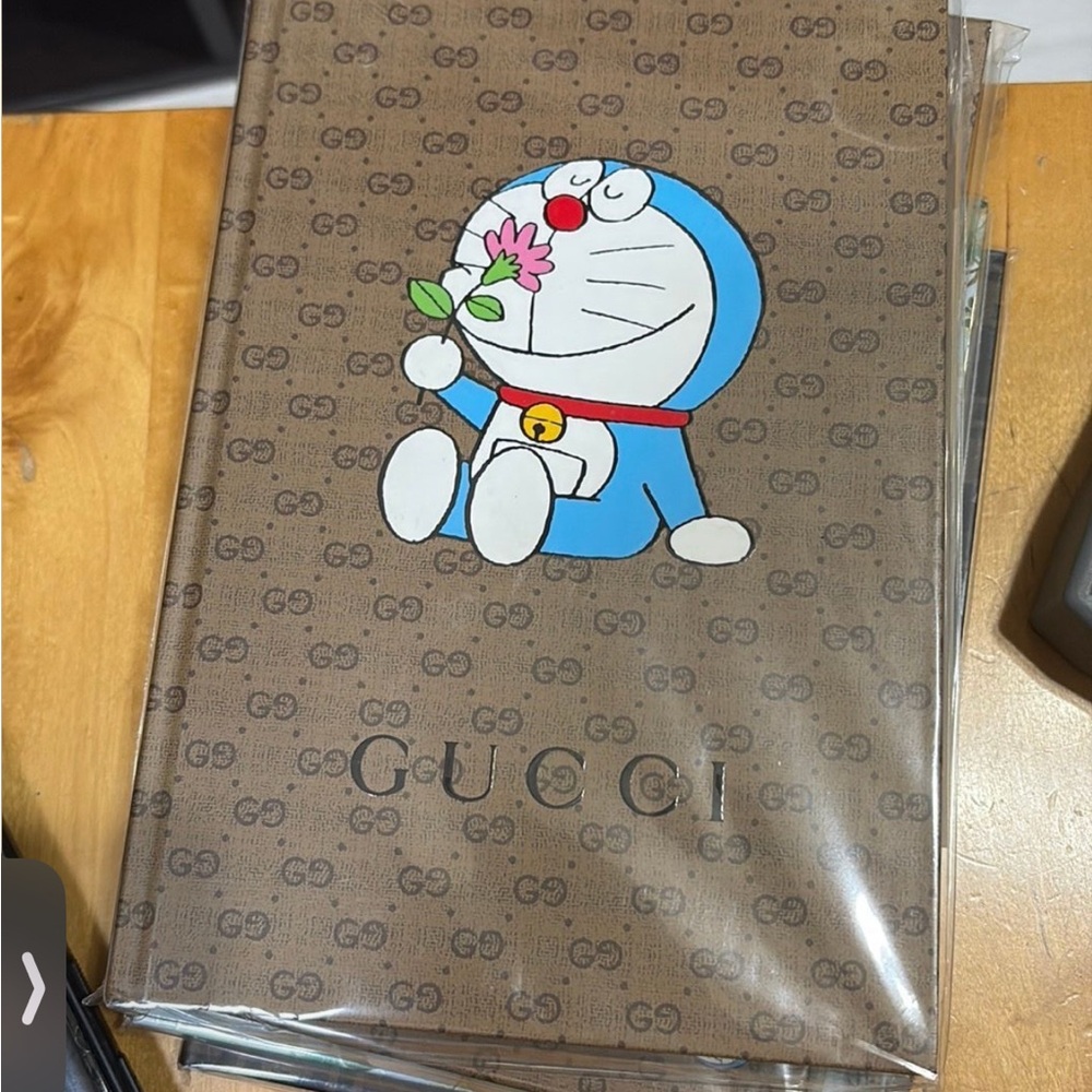 Gucci Doraemon Collection Notebook